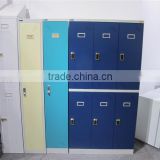 Modern kd 6 door steel clothes cabinet, wardrobe furniture