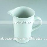 White Strong Porcelain Milk Jug in Coffee & Tea Sets 500 ml of Set 2 Wholesale thumbnail-4