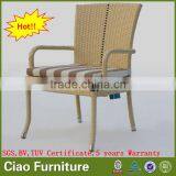 New Design Rattan Furniture Rust Resistent Wicker Dining Chair thumbnail-1