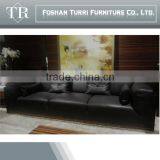 High Quality Luxury Furniture Top Grain Leather Sectional Sofa Set thumbnail-5