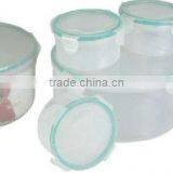 set of 4 round air-tight container