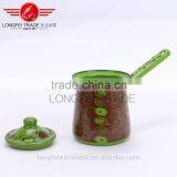 2016 Best Selling Hot Desing Useful Enamelmilk Pot/enamel Boiling Pot/ Enamel Coffee Pot thumbnail-6