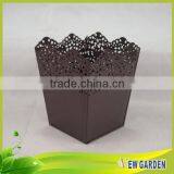 Newgarden Quality Hot Sale Bottom Price Mini Metal Flower Pot thumbnail-4