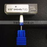 Medium Tapered Ceramic Nail Drill Bits for Nail Drill Machine(Shank Dia: 3/32'') thumbnail-1