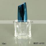 10ml Wholesale Unique Design Nail Polish Bottle Suppliers With Blue Plastic Brush Cap thumbnail-1