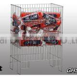 Service Supplies Folding Stackable Container Wire Mesh Basket Warehouse Cage thumbnail-6