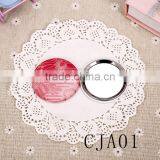 CJA01-OEM Makeup Pocket Plastic Hand Round Mirror thumbnail-4