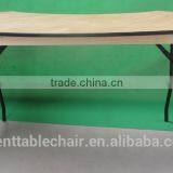 Hot Sales Qualitied Plywood Round Banquet Folding Table Dining Table thumbnail-1