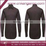 Factory Price Gingham Pattern Mens Tailored Dress Shirt thumbnail-1