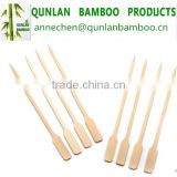Flat bamboo pick skewer stick for BBQ