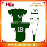 Hongen Apparel 2016 OEM Plus Size Sublimation Baseball Uniforms Plus Size Qucik Dry Baseball Jersey thumbnail-1
