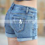 Breathable Sexy Ladies Ripped Short Jeans Pants Shorts Women Jeans Tight Jeans 2016 thumbnail-2