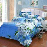 New Design Digital Maple Leaf Printed Hotel Bed Sheet thumbnail-2