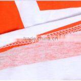 Women Big Size Red and White Striped T-shirt Short and Long Sleeves thumbnail-3