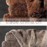 Faux Fur M Fur Blanket Cushion Sofa Blanket Car Seat Cushion Decoration Carpet Bed Blanket thumbnail-3