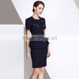 Fancy Blue Colors Sex Airline Stewardess Costume thumbnail-4