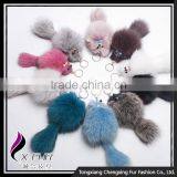 CX-R-11C New Design Cute Small Fox Fur Keychain Keyring thumbnail-2