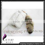 CX-R-43 Hot Sale Good Quality Fashion Fox Fur Tail Key Chain thumbnail-3