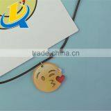 Custom Fancy Design Emoji Plastic Necklace for Best Friend thumbnail-3