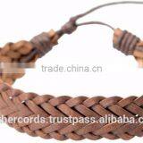 Beautiful Attractive Simple and Sober Leather Bracelet for Teens Mens and Womens Cross Bracelet thumbnail-3