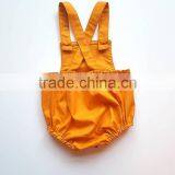 Boutique Kids Clothing Bodysuit Yellow Cotton Baby Romper Summer Wear thumbnail-2