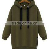 2016 Wholesale Womens Long Pullover Plain Sweatshirt/hoodies thumbnail-2