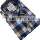 Linen Cotton Double Pockets Short Sleeve Men's Casual Shirts thumbnail-1