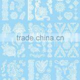 Elegant White Black Lace Henna Tattoo Sticker Waterproof Temporary Body Tattoo