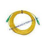 Simplex or Duplex SC / APC High Stability Fiber Optic Patch Cord For CATV System thumbnail-1