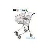 40L Airport / Supermarket Shopping Trolley Zinc Plated , Presonal Shopping Cart thumbnail-1