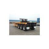 3 Axles Container Flatbed Semi Trailer