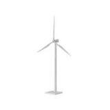 Diecast Zinc Alloy Small Metal Windmill for Office Decoration