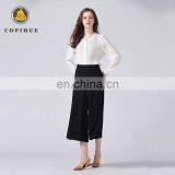 ISO 9001 Factory Comfortable Casual Women Loose Wide Leg Pants thumbnail-1