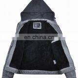 2016 New Design High Density Men Cotton Washed Hoodie Jacket thumbnail-3