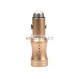2016 Promotional Dual USB Aluminum Alloy Anion Air Cleaner 3.1A Car Charger With Safty Hammer
