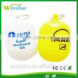 Plastic Floating Key Ring With Metal Split Ring thumbnail-2