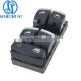 Electric Window Switch Button Panel With Chrome For Audi A3 S3 RS3 Q7 4F0959851H