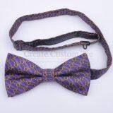 Custom Pre Tied Bowtie Bow Tie Set Custom Bowties Wholesale Custom Microfiber Pre Tied Bowtie thumbnail-2