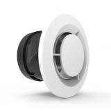 Ventilation Plastic Kitchen Ceiling Air Vent ABS Round Adjustable Air Duct Diffuser Vent Cover Sheet thumbnail-5