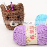 Wuge Manufacturer Cheap Price 100 Polyester Crochet Tshirt Yarn for Knitting thumbnail-7