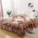 Factory Direct Wholesale Stock Blanket 100%Polyester Super Soft Inventory Warm Mink Cheap Raschel Weighted Blanket Ready To Ship