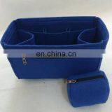100% Polyester Felt Cosmetic Makeup Bags New Style Large Purse Organizer Insert thumbnail-6