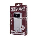 Remax 4 USB External Battery Cell Mobile Phone Portable Charger 30000 Mah Power Bank thumbnail-1