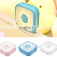 Rechargeable Square Led Cabinet Light Wireless Installation Motion PIR Sensor Portable Wardrobe Cupboard Closet Desk Lamp thumbnail-2