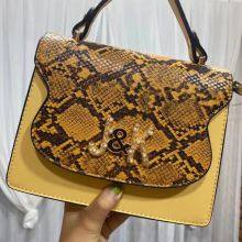 2021 Trendy Fashion Snake Skin Crossbody Bag Famous Brand Women Purses Designer Myanmar Handbag for Women thumbnail-2