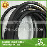 Black Adjustable Rubber v Belt thumbnail-3