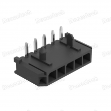 Denentech 3.0mm MX Type Single Row Right Angle DIP With Post Wafer Header thumbnail-4