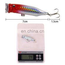 Hot Selling 7cm 9.4g New Popper Luya Bait Floating Bait thumbnail-5