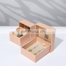 Design Custom Personalised LOGO Jewellery Box Packaging High End PinkJewelry Packaging thumbnail-4