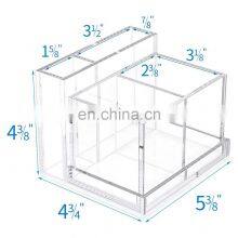 Office Organizer Acrylic Pencil Holder Stationary Pen Organizer Plastic Pen Holder thumbnail-3